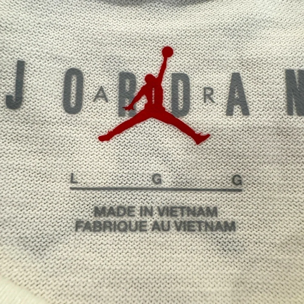 NWT Jordan‎ Graphic Long Sleeve T-Shirt Oversized Fit Women's Large Athleisure - Picture 7 of 10